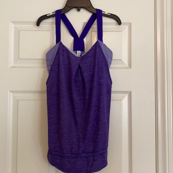 Lululemon Rest Less Yoga Tank purple size 6 - Picture 9 of 16